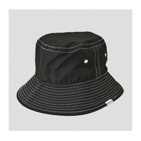 【NC by NO COFFEE】ロゴ刺繍バケットハット　BLACK
