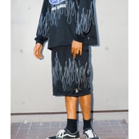【HAIGHT】FLAMES SOCCER SHORTS