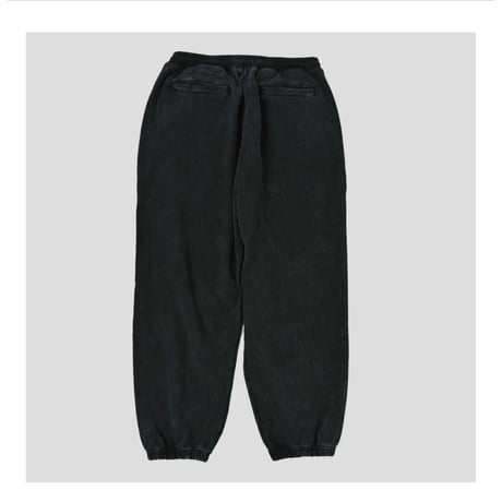 【NC by NO COFFEE】ピグメントダイスウェットパンツ　BLACK