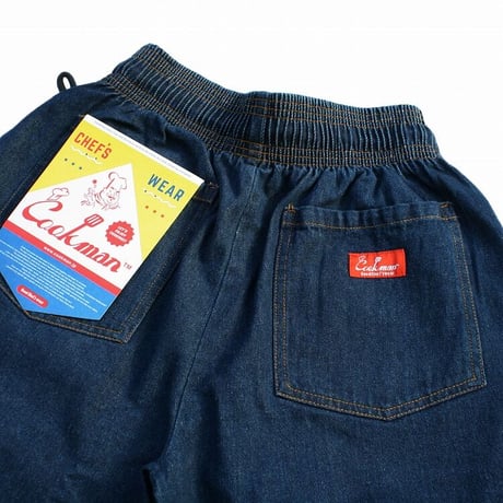 【COOKMAN】シェフパンツ Chef Pants Denim Navy