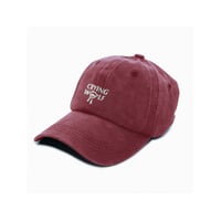 【SOSSNA&CO】CRYING WOLF Washed Baseball Cap