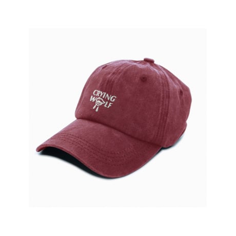 【SOSSNA&CO】CRYING WOLF Washed Baseball Cap
