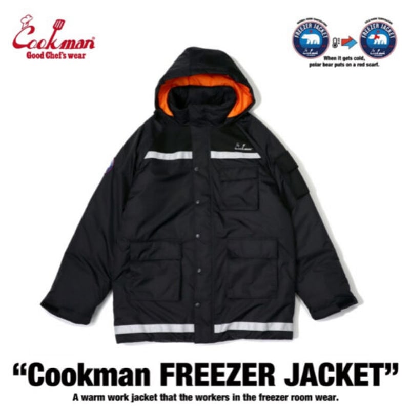 COOKMAN】フリーザージャケット Freezer Jacket Black | SKRE COOKMAN】フリーザージャケット Freezer Jacket Black | SKRE
