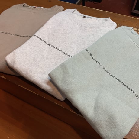 【SKREWZONE】SPEC HALF SLEEVE SWEAT