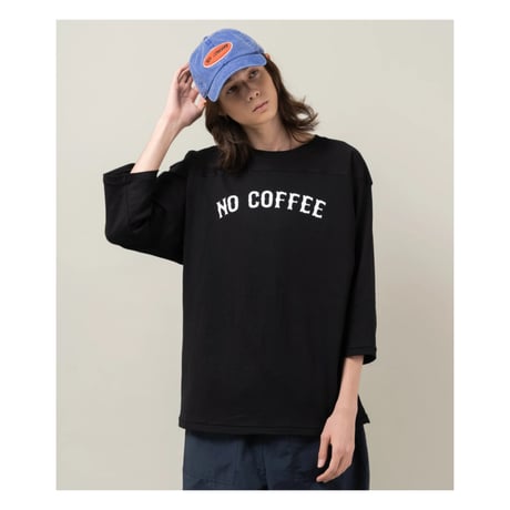 【NC by NO COFFEE】フットボールTEE BLACK