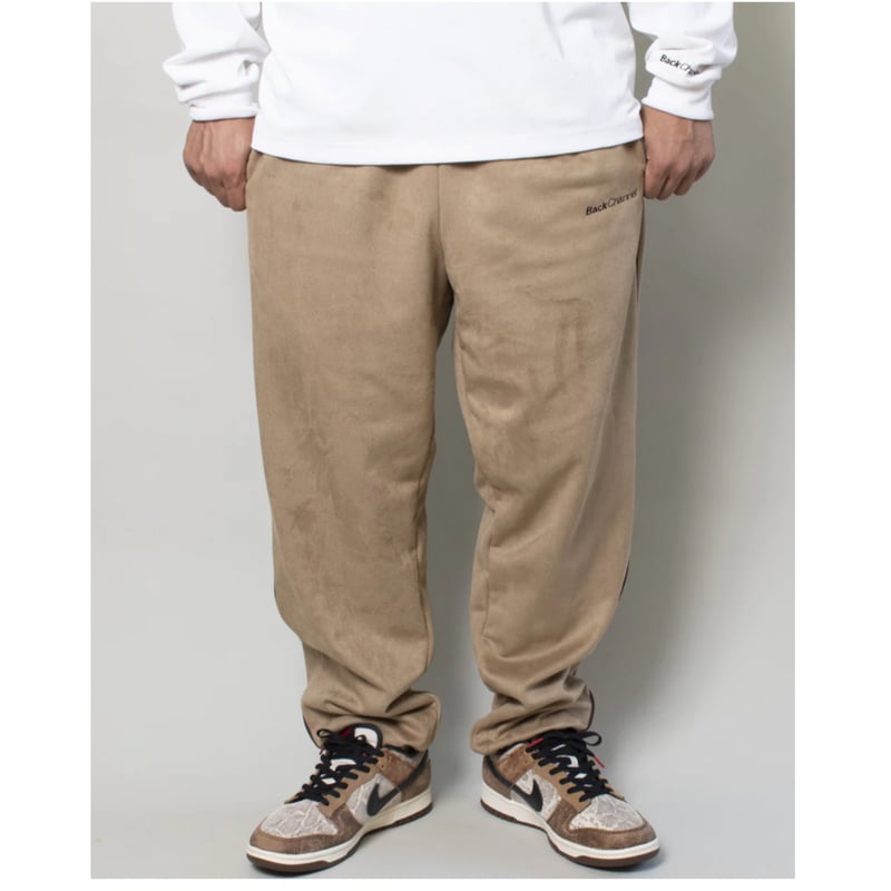 Back Channel SUEDE TRACK PANTS SKREWZONE