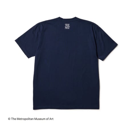 【NEWERA】半袖 コットン Tシャツ The Met ミュージアム ネイビー レギュラーフィット