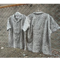 【SKREWZONE】FLOWER EMBROIDERY S/S SHIRTS