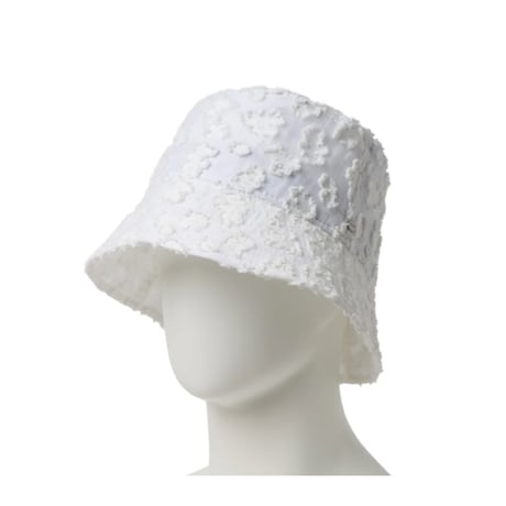 【NEWERA】バケット01 セーラーブリム Sailor Brim Flower Jacquard ホワイト