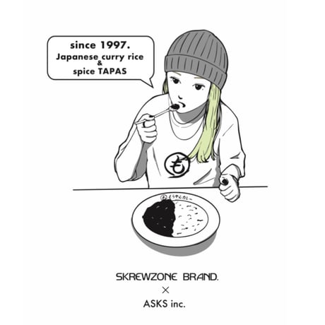 【SKREWZONE】×MOYAN  CULLY もうやんガールズLONG T