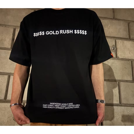 【SKREWZONE】×GOLD  RUSH LOGO Tシャツ