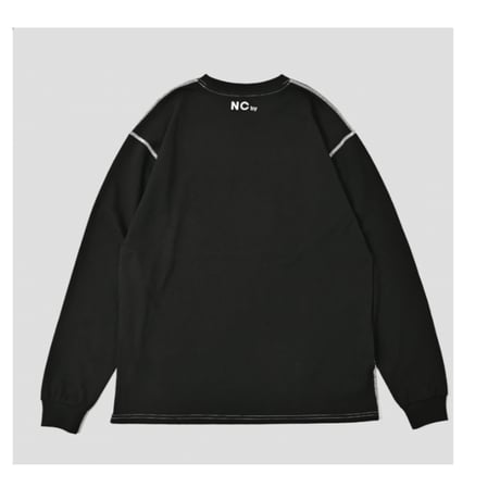【NC by NO COFFEE】NCロゴプリント L/S Tee BLACK