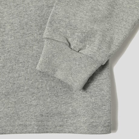 【NC by NO COFFEE】ロゴ刺繍 L/S TEE  GRAY