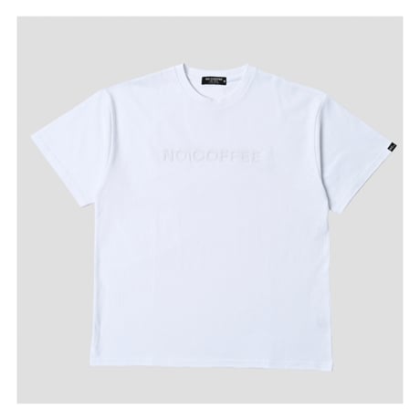 【NC by NO COFFEE】エンボスロゴ S/S Tee WHITE