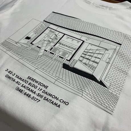 【SKREWZONE】SHOP GRAPHIC LONG TEE