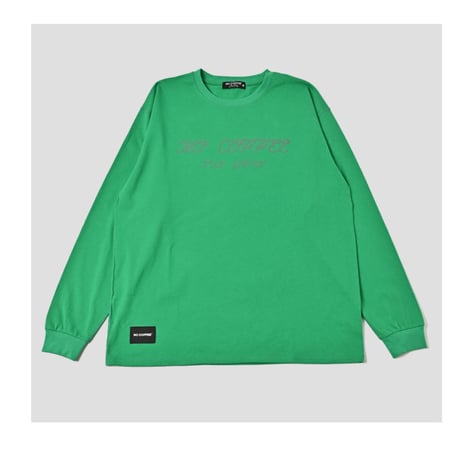 【NC by NO COFFEE】ロゴプリントL/S TEE GREEN