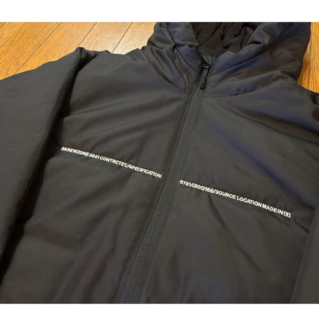 【SKREWZONE】SPEC LOGO NYLON HOOD JACKET