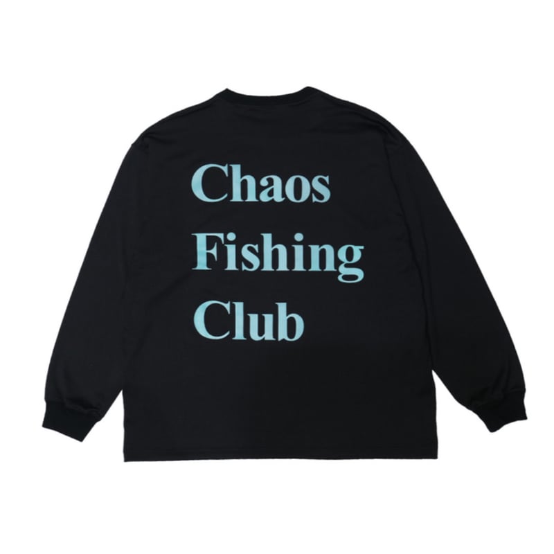 CHAOS FISHING CLUB】Logo Dry L/S BLACK | SKREWZ Chaos Fishing