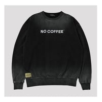 【NC by NO COFFEE】サルファーダイ クルーネックスウェット　BLACK