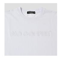 【NC by NO COFFEE】アウトライン刺繍S/S TEE WHITE