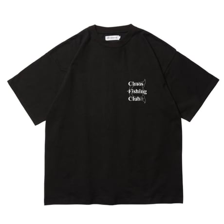 【CHAOS FISHING CLUB】DRY LOGO TEE BLACK