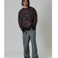 【UNFRM】MOHAIR KNIT VINTAGE FLOWER CAMO COMMAND SWEATER