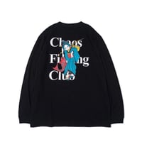 【CHAOS FISHING CLUB】The Original Fishing Girl T-Shirt L/S BLACK