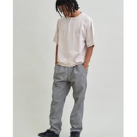【UNFRM】UOS EMBROIDERY PONTE RIB 1/2 PULLOVER SHIRT