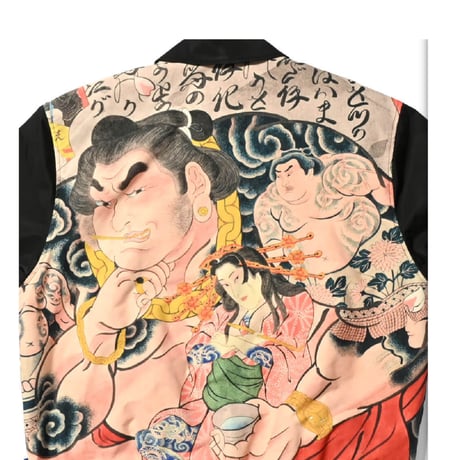 【LFYT】LFYT × THREE TIDES TATTOO エルエフワイティー × スリータイズタトゥー MITOMO HORIHIRO SUMO JACKET