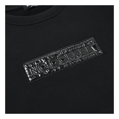 【NC by NO COFFEE】シレーボックスロゴ クルーネックスウェット　BLACK