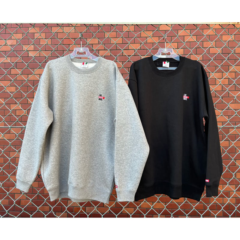 SKREWZONE】×LIBE BRAND UNIVS. BLUE HEARTS SWEAT