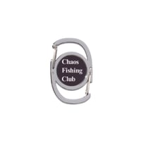 【CHAOS FISHING CLUB】Logo Carabiner BLACK