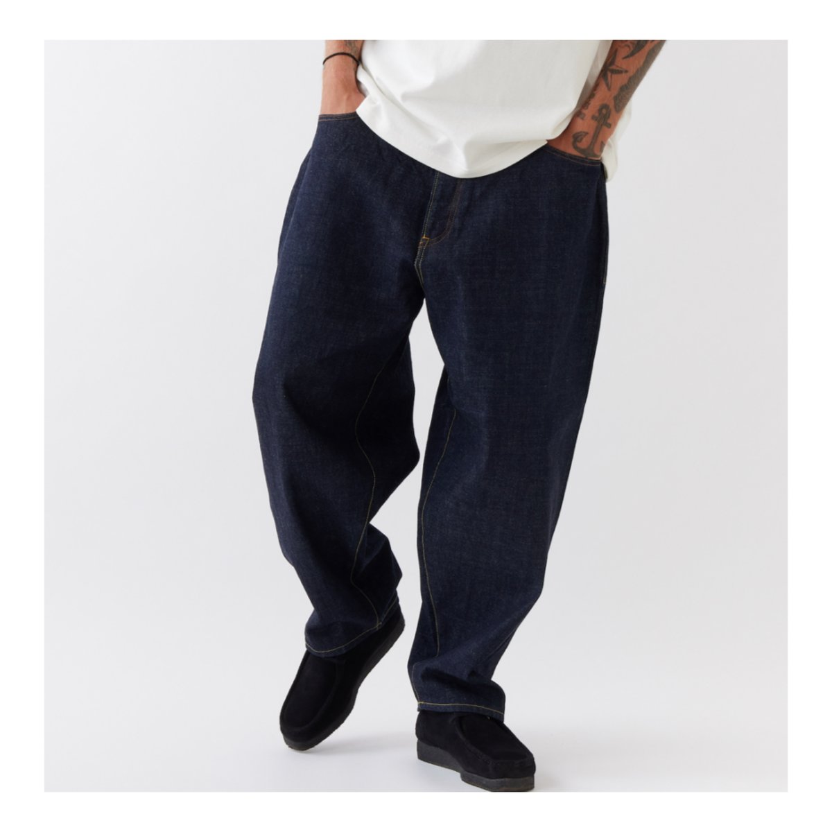 極美品FAT BLUDOZER WORN 14ozセルビッチSKINNY(L) FAT（エフエイティー）BLUDOZERWORN の通販ショップ - birnest