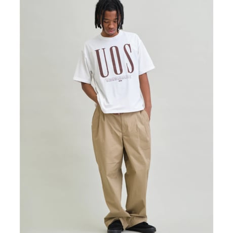 【SKREWZONE】×UNFRM CLASSIC TWO-TUCK WIDE CHINO TROUSERS