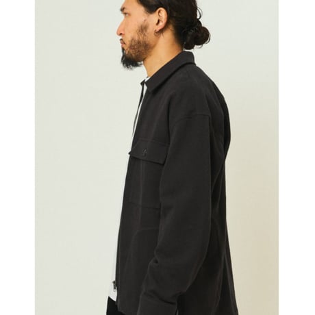 【BIG MIKE】Heavy Flannel Zip Shirt Jacket - 102535800