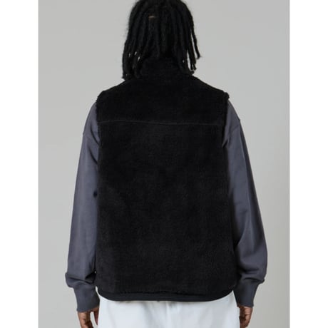 【UNFRM】COZY BOA FLEECE ZIP-UP VEST