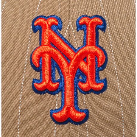 【NEWERA】LP 59FIFTY MLB Pinstripe ニューヨーク・メッツ カーキ