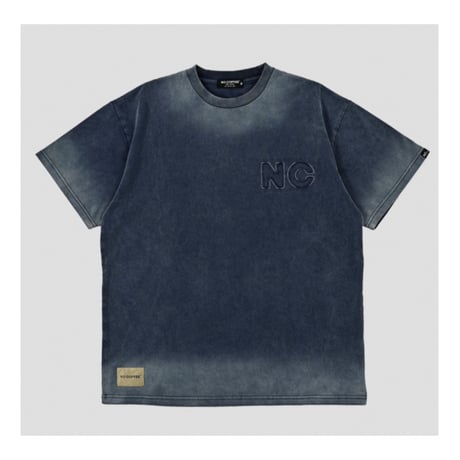 【NC by NO COFFEE】サルファーダイ エンブロイダリー S/S Tee NAVY