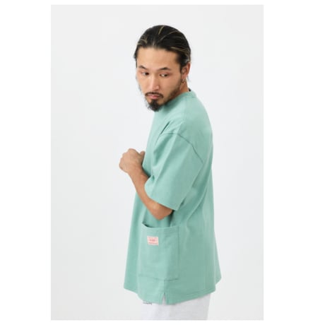 【BIG MIKE】US COTTON 10oz W POCKET S/S TEE 》 102328510 》 USコットン 10オンス ダブルポケット S/S Tシャツ