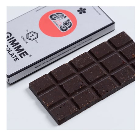 【GIMME CHOCOLATE】GIMME CHOCOLATE「GINGER」45g 防府天満宮ver「DARUMA」