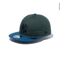【NEWERA】RC 9FIFTY Nuance Color ニュアンスカラー ニューヨーク・ヤンキース グリーングレー セルリアンブルーバイザー