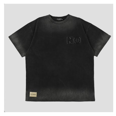 【NC by NO COFFEE】サルファーダイ エンブロイダリー S/S Tee BLACK