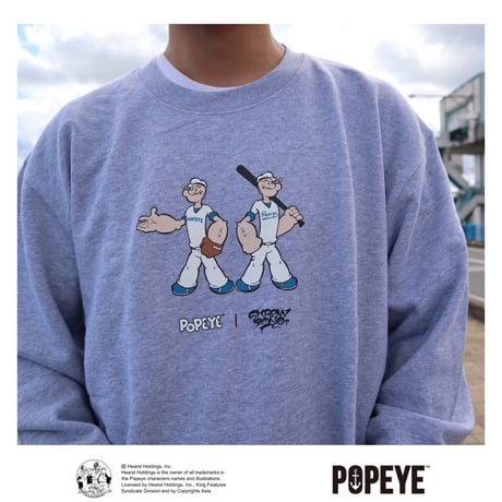【SKREWZONE】×POPEYE SWEAT