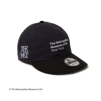 【NEWERA】9THIRTY The Met レザーストラップ ネイビー ブラックバイザー