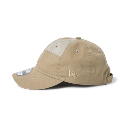 【NEWERA】9THIRTY Patchwork カーキ/ペブル