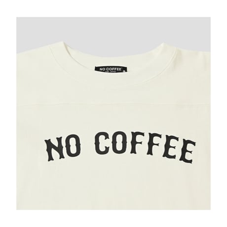 【NC by NO COFFEE】フットボールTEE WHITE