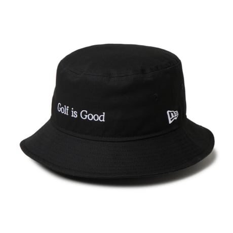 【NEWERA】バケット01 Golf is good ブラック | ゴルフ
