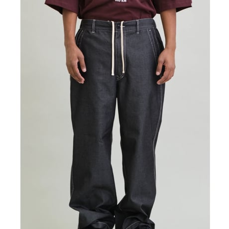 【UNFRM】ECOPET®️ C/P TECH DENIM FIELD WIDE PANTS