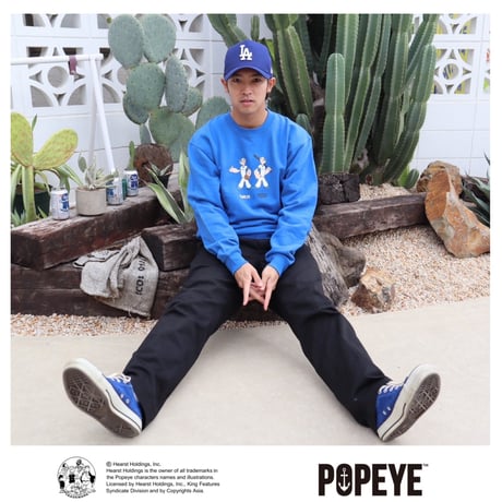 【SKREWZONE】×POPEYE SWEAT