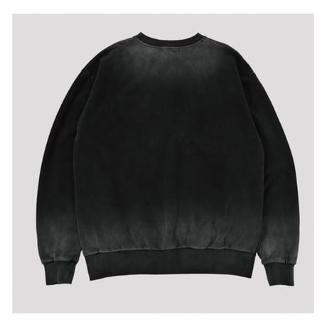 【NC by NO COFFEE】サルファーダイ クルーネックスウェット　BLACK